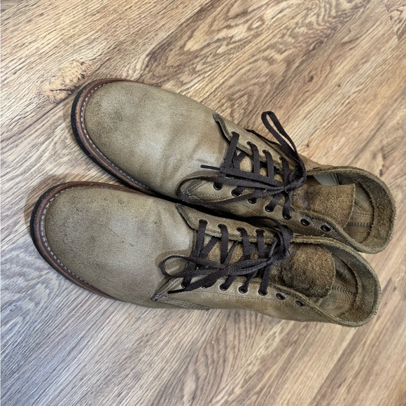 Red Wing Shoes Waxed Roughout Boondocker Style Boot (8062 10.5D) - Picture 3 of 7